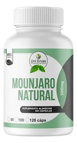 MONJAURO natural 500mg 60 cápsulas itaervas KIT 3 Potes para 3 meses de tratamento