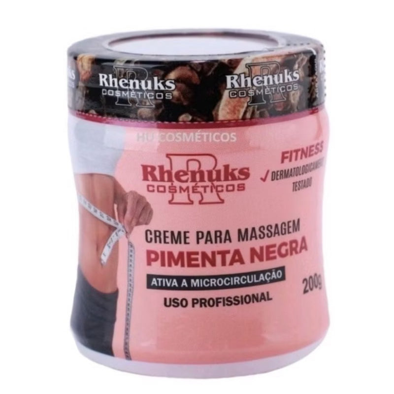 Kit 3 Gel Creme Redutor de Medidas 200g Pimenta Negra